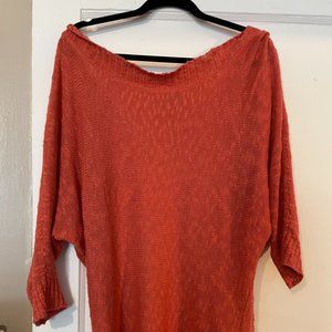 Love 21 Coral Light Boucle Sweater